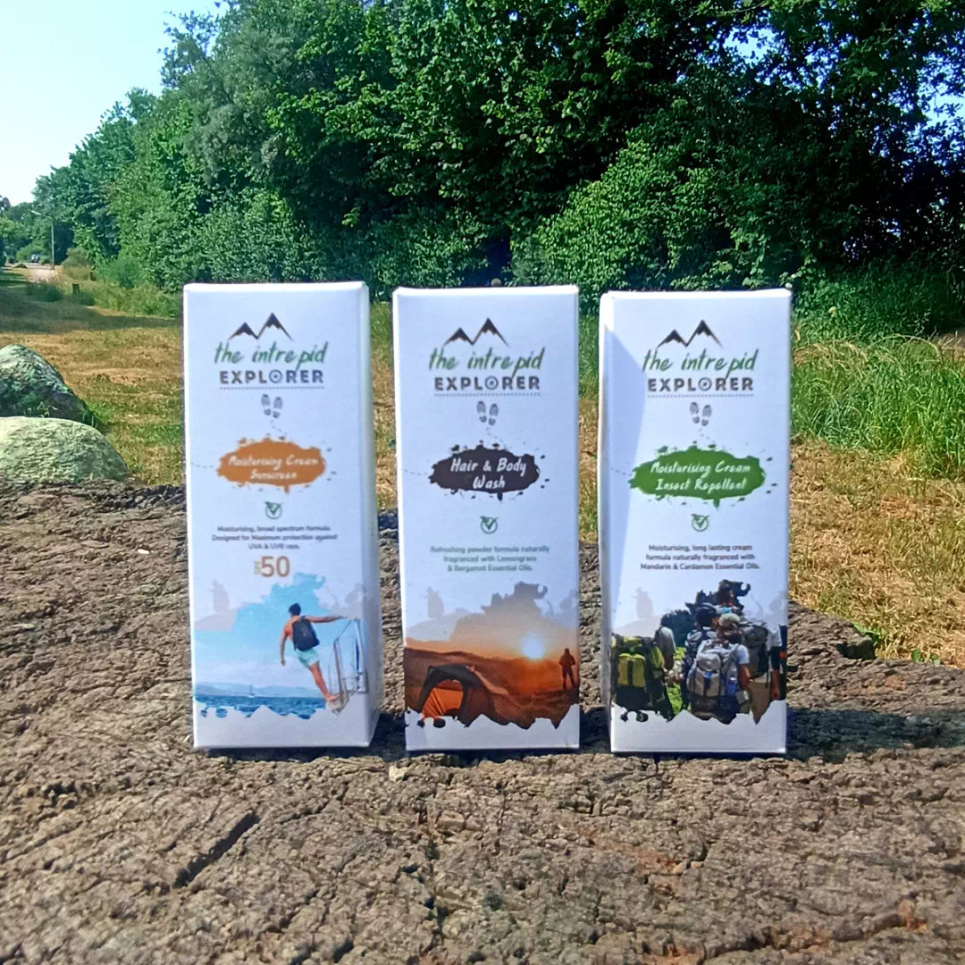 The Full Kit — Lightweight Travel Skincare Kit for Outdoor Adventures+FREE biodegradable towel (worth £7.99) image 1