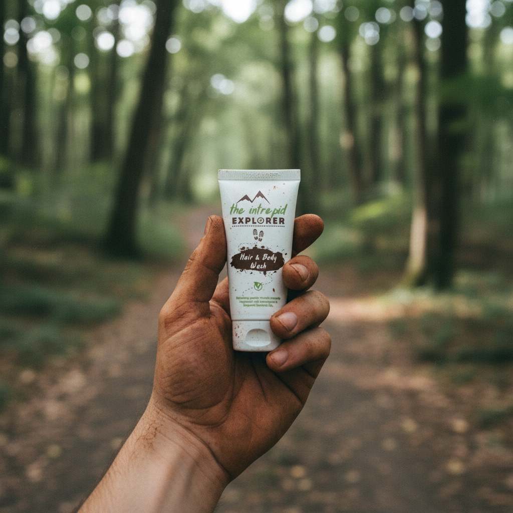 Hair & Body Wash - muddy hand