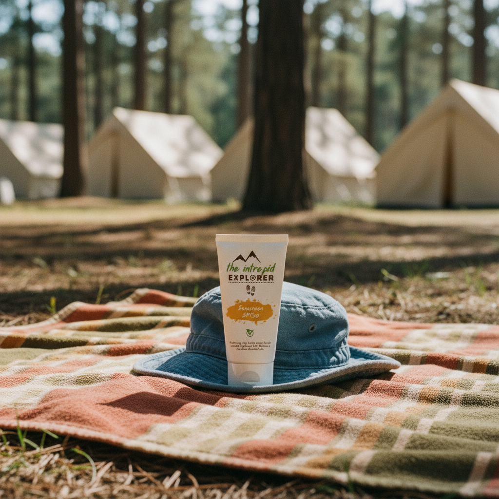 Sunscreen - family outdoor camp