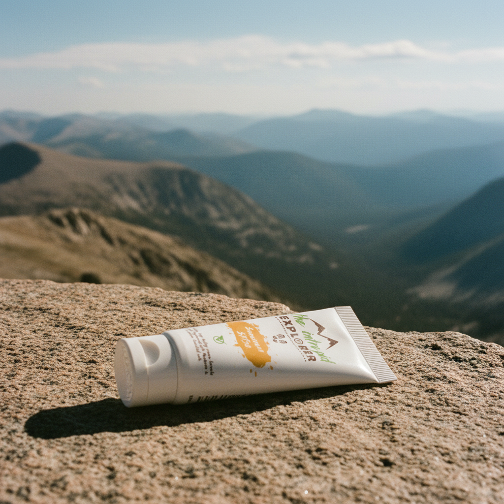 Sunscreen - mountain summit