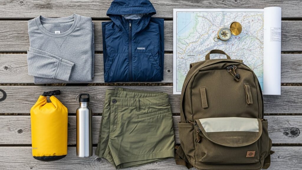 Lightweight travel packing for adventure and backpacking